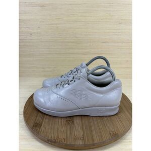 SAS Free Time Tan Leather Casual Walking Shoes Womens Size 6.5 Extra Wide